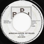 African Book Of Rules / African Dub - Jah Son / The Agrovators