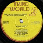 Black Unity - Bobby Ellis And The Revolutionaries Meets The Professionals With King Tubbys