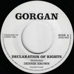 Declaration Of Rights / Dub - Dennis Brown