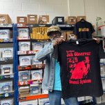 LARGE Jah Observer Sound System T Shirt Black / Red - Jah Observer Sound System