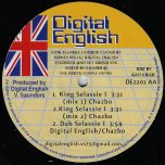 Jah Jah Is My Light / Jah Jah Is My Light (Rub A Dub Mix) / My Life Is Dub / King Selassie I (Mix 1) / King Selassie I (Mix 2) / Dub Selassie I - Magano / Digital English & Chazbo / Chazbo / Digital English & Chazbo