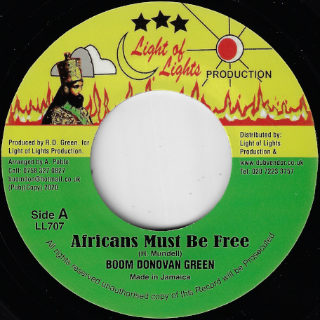 Africans Must Be Free / Dub - Boom Donovan Green