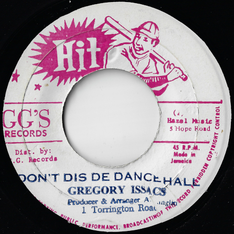 Dont Dis De Dancehall / Ver - Gregory Isaacs