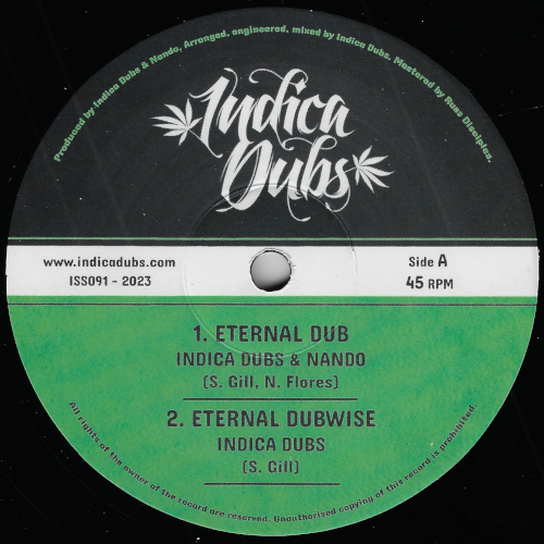 Eternal Dub / Eternal Dubwise / Sacred Fire / Sacred Dubwise - Indica Dubs And nando