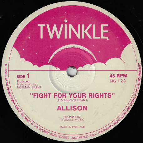 Fight For Your Rights / Dub / Fight The Fight / Dub - Allison / Rass Brass And Twinkle Riddim Section