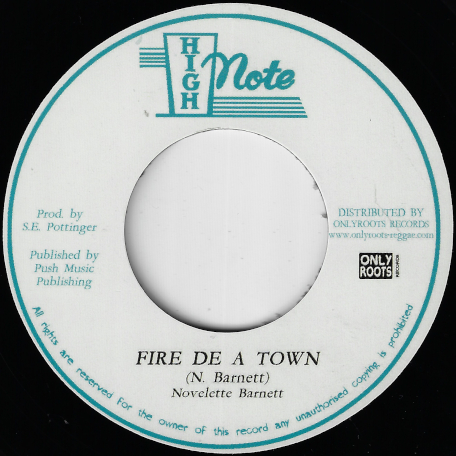 Fire De A Town / Firery Dub - Novelette Barnett / Sky Nation