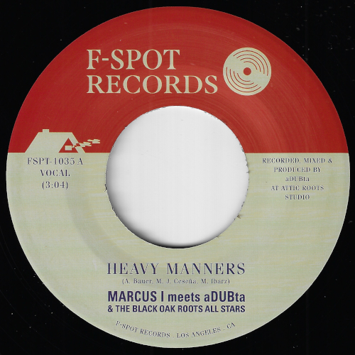 Marcus I Meets Adubta And The Black Oak Roots All Stars / Heavy Manners ...