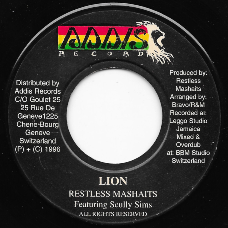 Lion / Lion Dubwise - Restless Mashaits