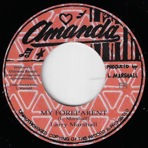 Larry Marshall / My Foreparent / Ver: Lion Vibes Reggae Vinyl And Dub ...