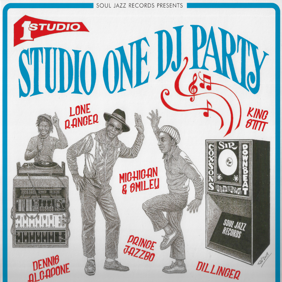 Studio One Dj Party - Various - Lone ranger / Dennis Alcapone / Prince Jazzbo / Dillinger 
