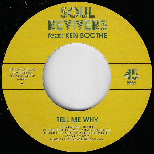 Tell Me Why / Tell Me Again - Soul Revivers Feat Ken Boothe / Nick Manasseh