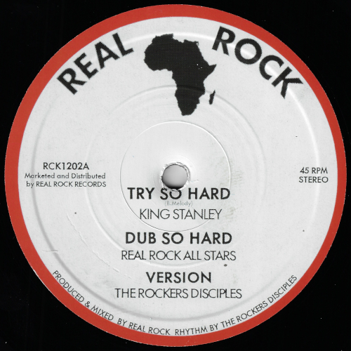 Try So Hard / Dub So Hard / Ver / Slogan On The Wall / Dub On The Wall Part 1 / Part 2 - King Stanley / Real Rock All Stars / The Rockers Disciples / Prince Jamo / Real Rock Hi Fi Meets The Rockers Disciples