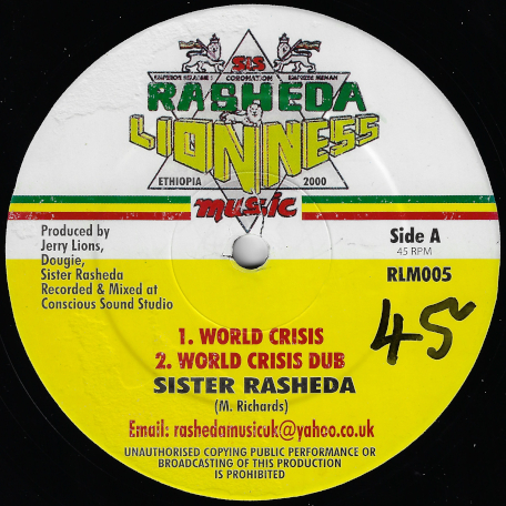 World Crisis / World Crisis Dub / Earthquake / Earthquake Dub - Sister Rasheda