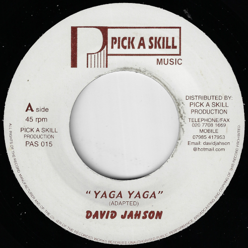 Yaga Yaga / Yaga Dub - David Jahson