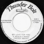 My Love For You / Ver - Freddie McKay