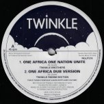 One Africa One Nation Unite / One Africa Dub Ver / Jah Jah Guide Me / Jah Jah Guide Me Dub Ver - The Twinkle Brothers / Twinkle Riddim Section