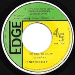 Silent River / I'd Like To Know - Henry Buckley