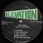 Unity Is Power  - Joe Higgs