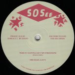When I Gonna Get My Freedom (Disco Mix) / Horns Cut / Dub - Michael Levy